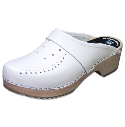 Clogs White Perforated