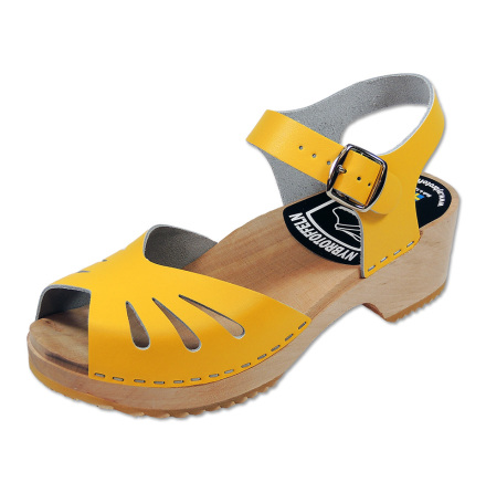 Clog Sandal Butterfly Yellow