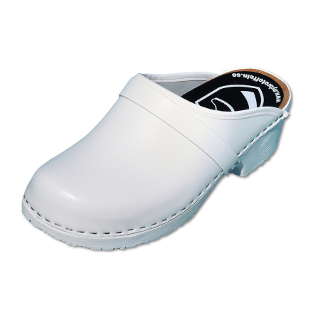 Classic White PU Mens Clogs