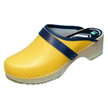 Sweden Yellow Childrens Clogs