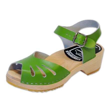 Clog Sandal Butterfly Green